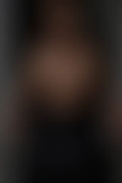 AI big chop sample — portrait of a woman, half-length near-frontal portrait of a